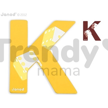 Janod drevené písmeno K ABCDeco