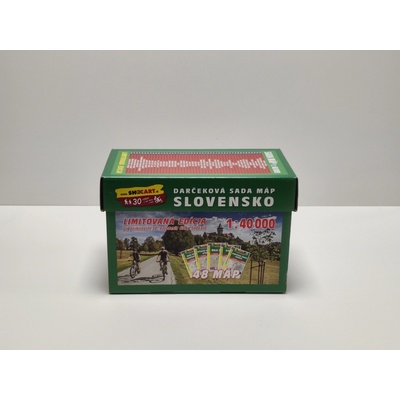 Darčeková sada máp Slovensko 1:40 000