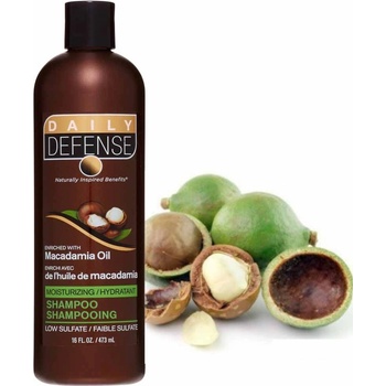 Daily Defence vlasový šampon s makadamiovým olejem 473 ml