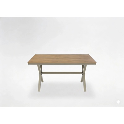 Garden Line Zahradní stůl Dilan 150 cm béžový