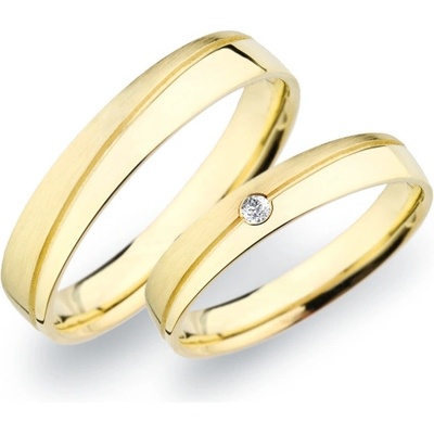 SP-280 Snubní prsteny ze žlutého zlata