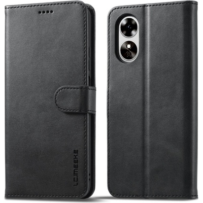 Púzdro IMEEKE Peňaženkové Oppo A17 čierne