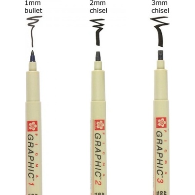 Sakura Fix Pigma Graphic s kulatým hrotem 1 (1mm) – Sleviste.cz