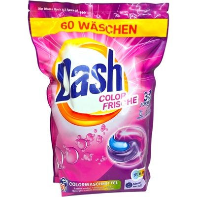 Dash капсули за пране, Color Frische, Цветно пране, 60 броя