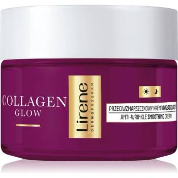 Lirene Collagen Glow 50+ vyhladzujúci krém pre spevnenie kontúr tváre 50 ml