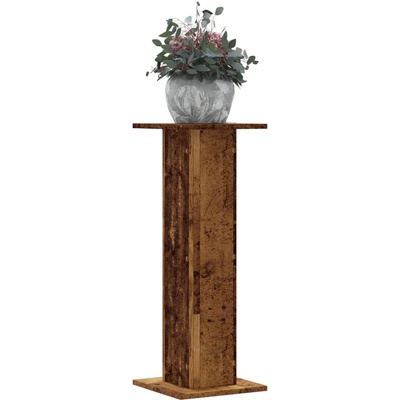 vidaXL Стойки за растения 2 бр старо дърво 30x30x80 см инженерно дърво (3307871)