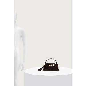 KARL LAGERFELD чанта crossbody дамска от велур K/SIGNATURE (B4W30313)