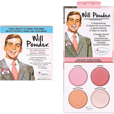 THE BALM Палитра ружове The Balm Will Powder Blush Quad (681619816956)