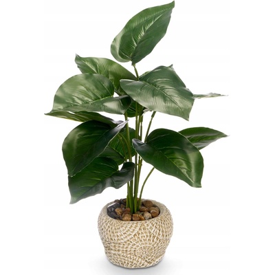 UMĚLÝ FILODENDRON V KVĚTINÁČI 40 cm UMĚLÁ ROSTLINA V KVĚTINÁČI