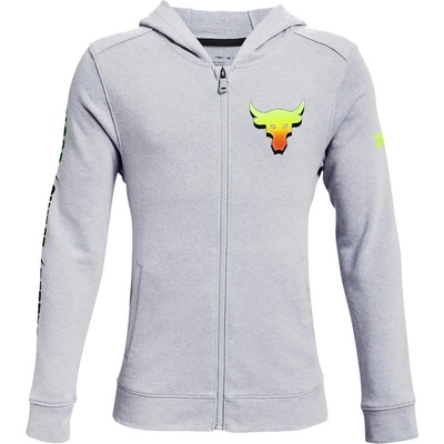 Under Armour Суитшърт с качулка Under Armour UA Project Rock Terry FZ-GRY 1361847-011 Размер YSM