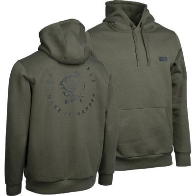 Nash mikina Make It Happen Carp Logo Hoody green – Sleviste.cz