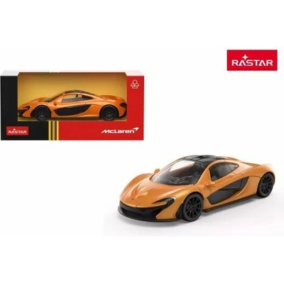 Rastar Kovové autíčko Mclaren P1 1:43, oranžové
