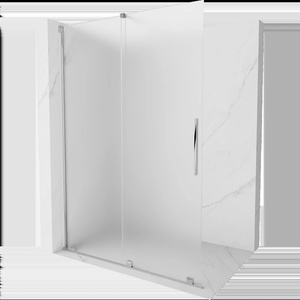 Mexen Velar плъзгаща се душ стена Walk-in 160 x 200 см, матирано стъкло 8 мм, хром - 871-160-000-33-01 (871-160-000-33-01)