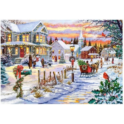 Castorland - Puzzle Christmas Tree is Coming - 180 piese