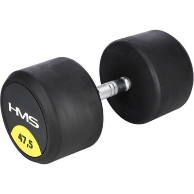 HMS HG PRO Pogumovaná jednoručná činka 47,5 kg