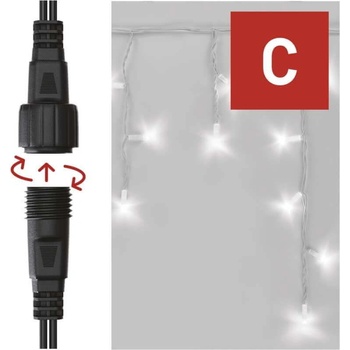 EMOS Profi LED spojovacia reťaz biela cencúle 3 m vonkajšia studená biela