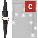 EMOS Profi LED spojovacia reťaz biela cencúle 3 m vonkajšia studená biela