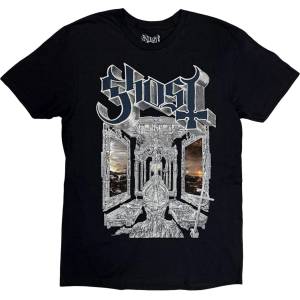 Ghost Skeleta Album Cover '25 Tour Dates Black 2XL Риза (GHOTEE56MB05)
