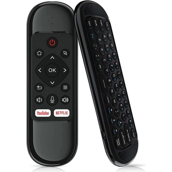 Универсално дистанционно No brand H6, Air mouse, USB 2.4GHz, IR програмируемо, Черен - 13046 (13046)