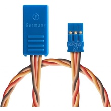 BLUE LINE SILIKON Y-kabel kompakt JR 0,5qmm kroucený silikonkabel 1 ks 30 cm