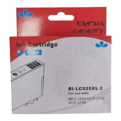 Compatible ГЛАВА ЗА BROTHER DCP J100/J105/MFC J200 - Cyan - HIGH CAPACITY - LC525XLC (LC-525XLC) - PN BI-LC525XLC - NEOMAX (BI-LC525XLC)