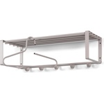 Spinder Design Кафяво-сива метална стенна закачалка с рафт 70 cm Rex - Spinder Design (GW126-50)