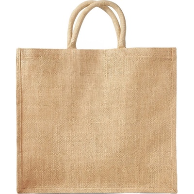Westford Mill Jutová nákupná taška WM408 Natural 45x39x21 cm