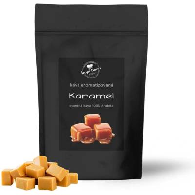 Kopi Bean Aromatizovaná káva Karamel 1 kg