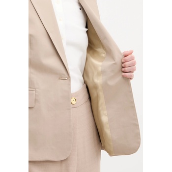 Tommy Hilfiger Сако Tommy Hilfiger в бежово с едно копче с изчистен дизайн WW0WW47179 (WW0WW47179)