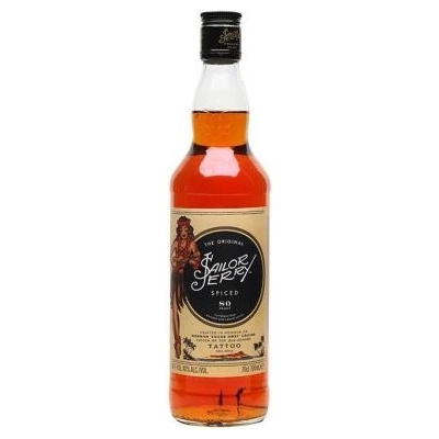 Sailor Jerry Spiced Tattoo 0,7 l 40% (čistá fľaša)