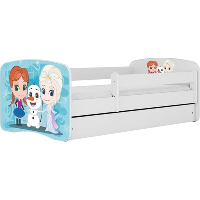 Kocot kids Babydreams Ľadové kráľovstvo biela se šuplíkys matrací