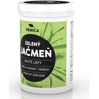Vemica Zelený jačmeň mleté listy prášok 100 g