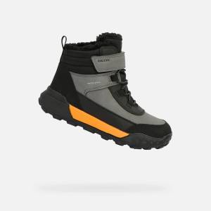 Geox Черни момчешки зимни обувки Geox Trekkyup B Abx Geox | Cheren | Момчешки | 25