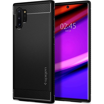 Pouzdro Spigen Rugged Armor Samsung Galaxy Note 10+ Plus Matná Černé