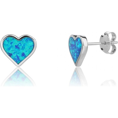 Jan Kos jewellery Stříbrné náušnice s opálem MHT-5570/SL00