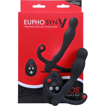 Aneros Eupho Syn V - простатен вибратор с дистанционно (черен)