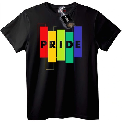 NOONEBRAND Тениска Pride дъга - M, White