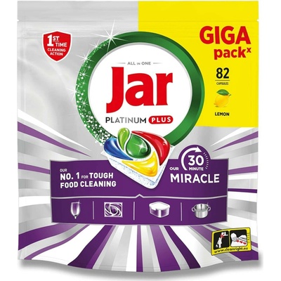 Jar Platinum Plus 30 Minute Miracle kapsle do myčky 82 ks