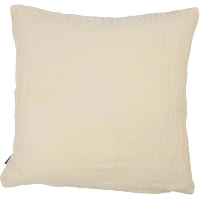 Mars & More Krémový mušelínový vankúš Nova Muslin 45x45