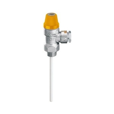 CALEFFI 309461 teplotní a tlakový bezp. ventil 1/2" M x 15, 6 bar