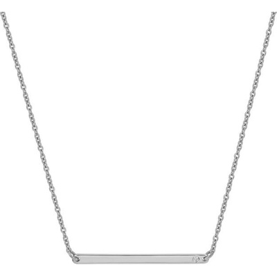 Eppi Jemný platinový náhrdelník s diamantom N41338