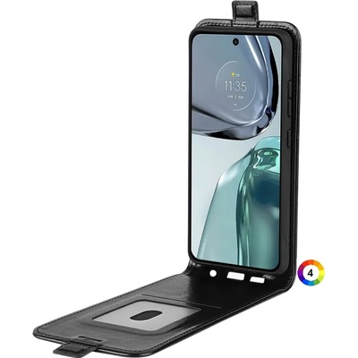 Motorola Moto G62 5G Flip3 Кожен Калъф и Скрийн Протектор