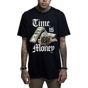 MAFIOSO мъжка тениска mafioso - time is money - blk - maf032