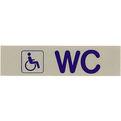 CONTACTO Tabulka piktogram "WC" | CONTACTO, 7673/018