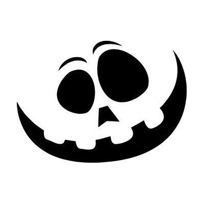 Artemiss Halloween smajlík plastová šablóna B 15 cm x 15 cm