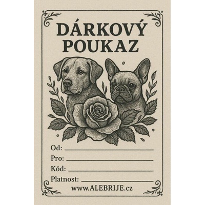 Dárkový poukaz pro pejskaře 500