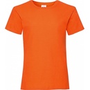 Valueweight Fruit of the Loom dievčenské tričko oranžová