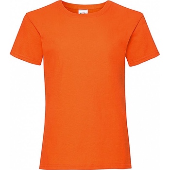 Valueweight Fruit of the Loom dievčenské tričko oranžová