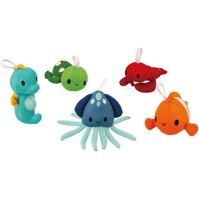 Janod Детска гъба за баня Janod - Морски животни, асортимент (J04729)