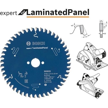 BOSCH Pílový kotúč Expert for Laminated Panel, 160x2,2 mm 2608644127